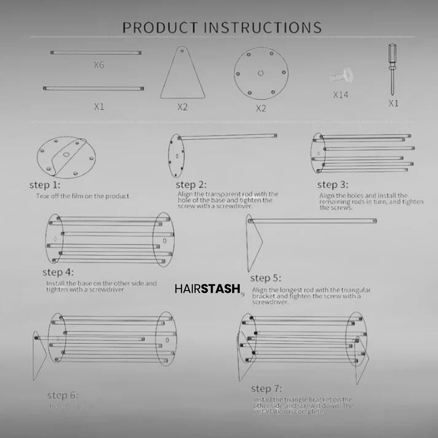 HAIRSTASH™ CLIP ORGANIZER